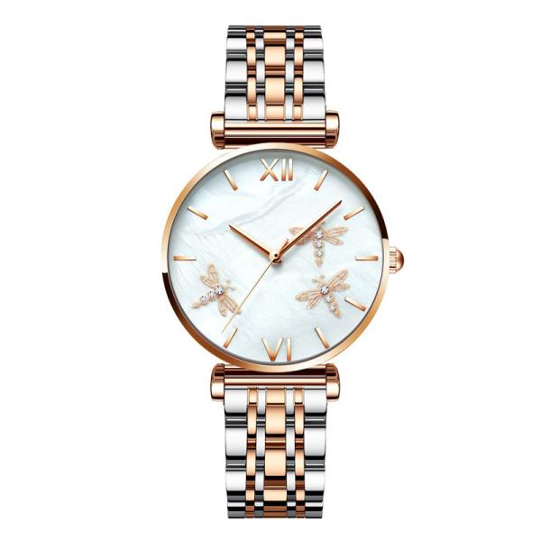 Buy cheap 85g Women'S Stainless Steel Quartz Wrist Watch 3bar Waterproof from wholesalers