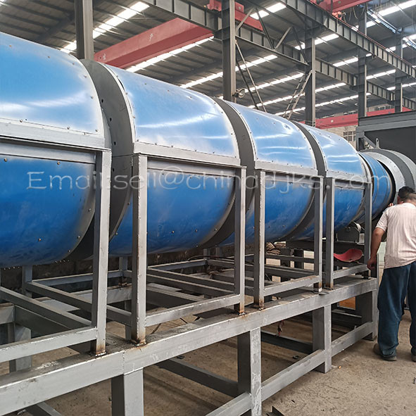 800*8000 Rotary Drum Dryer Electric Heating Customized