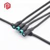 Buy cheap UL TUV Electrical Wire M8 4 Pole Connector from wholesalers
