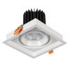 Buy cheap 25W 32W LED Recessed Adjustable Transparent Grid Spotlight CRI 89 Ceiling Light from wholesalers