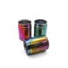 Buy cheap Hotel Decor Carved Glass Cylinder Candle Holders Electroplated Colored from wholesalers