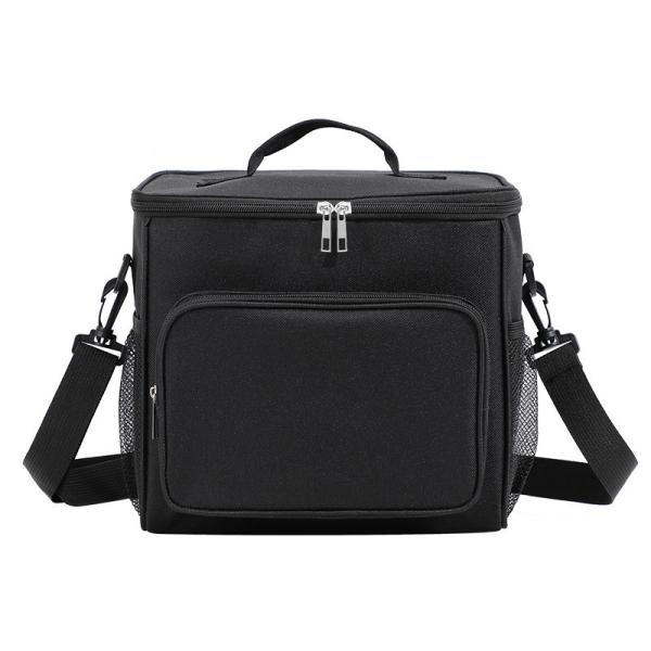 Buy cheap Custom Insulated Lunch Bags 10.5L Leakproof Freezable Cooler Bag With Adjustable Shoulder Strap For Kids / Adults Black from wholesalers