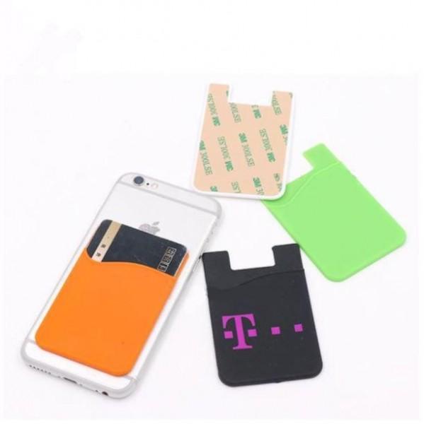 Buy cheap Adhesive FDA 3M Silicone Card Holder For Phone Custom from wholesalers