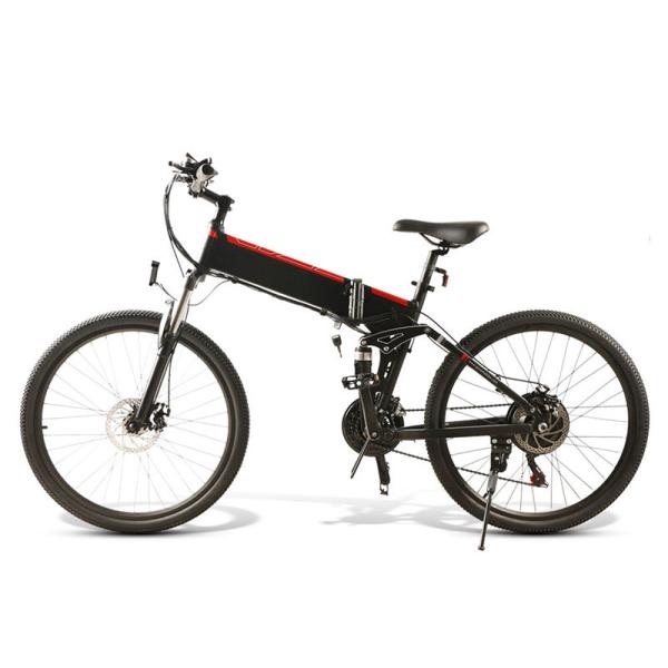 Buy cheap 350w Electric Folding Mountain Bike PAS With 48V10Ah Battery from wholesalers
