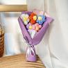 Buy cheap Valentine's Day Delight Mini Bouquet with Woolen Rose Puff Flower in Various Colors from wholesalers