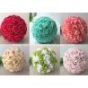 Buy cheap 8'' Fake Flower Balls Silk Fabric Hanging Kissing Ball Flowers from wholesalers