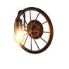 Buy cheap Metal Vintage Filament Bulb Wall Lights E27 Round Turntable Style Energy Saving from wholesalers