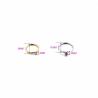 Buy cheap New Style Body Piercing Jewelry Synthetic Opal Nose Hoop Rings Set from wholesalers