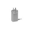 Buy cheap Grey 90 - 264vac Wall Mount Power Adapter EU Pin 5V 1.5A For Phone Charging from wholesalers