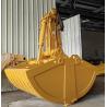 Buy cheap 6.8cbm Excavator Clamshell Bucket Shell Shaped For Caterpillar JCB Komatsu from wholesalers