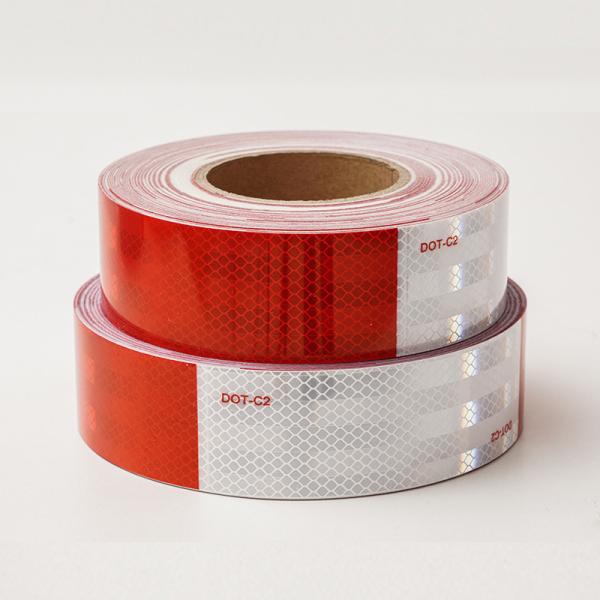 Buy cheap High Intensity 2 Inch Truck DOT Refletive Tape For Vehicle White And Red from wholesalers