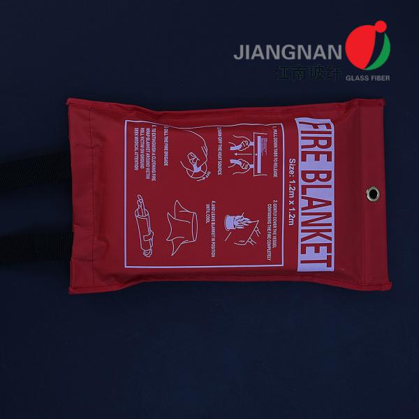 430gsm 1.2*1.2m E-Glass Woven Fire Resistant Blanket Asbestos Fire Blanket For