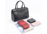 New zipper large capacity women's crocodile leather handbag for lady
