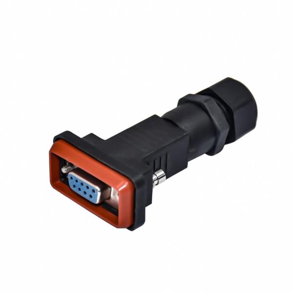 Buy cheap Rohs Wireable Assembly Waterproof Cable Connector D SUB 9 Pin PA66 from wholesalers