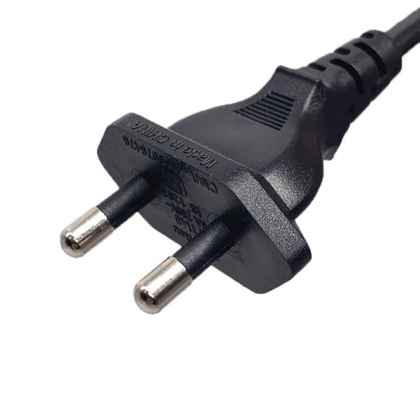 Buy cheap India Home Appliance Power Cord ,6A 250V 0.5m 0.75m 2 Pin AC Power Cord from wholesalers