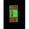 Buy cheap Eco-Solvent / UV Printable Photoluminescent Adhesive Vinyl Luminescent Sheet / Tape Glow In Dark Film 4 Hours from wholesalers
