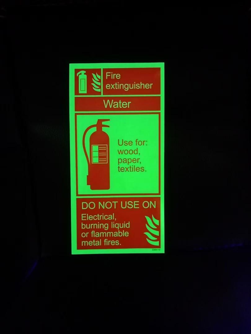 Eco-solvent / Acrylic Photoluminescent Film Factory Supply luminescent Sheet Self Adhesive Glow In The Dark Plot Film 4 H