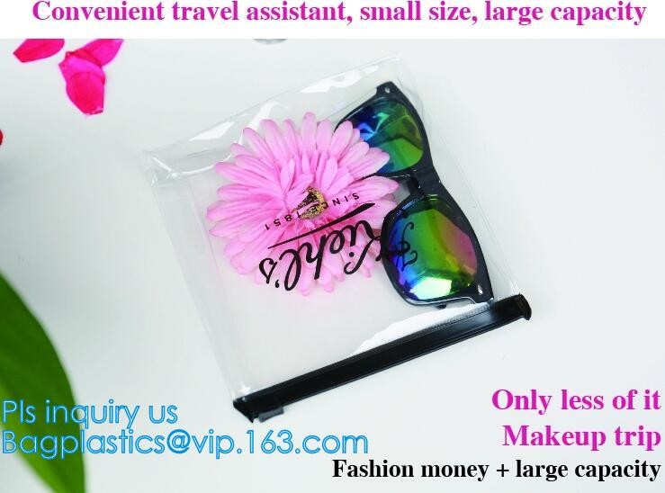 plastic slider zip lock plastic cosmetic bags with customer printing, stand up zipper bag/mattress storage bag with zipp