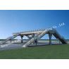 Buy cheap Trail Prefabricated Pedestrian Bridges Over Roads , Pedestrian Flyover Urban Traffic Solution from wholesalers