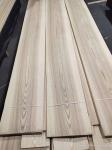 OEM White Ash Wood Veneer Crown Cut 0.45mm Thick 120mm Length