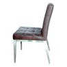 Buy cheap Stainless Leg PU Dining Chairs Home Decors Skin Friendly Soft Material from wholesalers