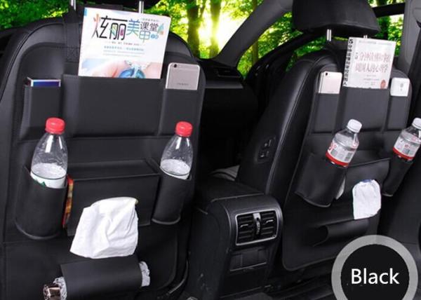 Buy cheap Custom Color Leather Car Storage Bag , 57*42 Cm Seat Back Storage Bag from wholesalers