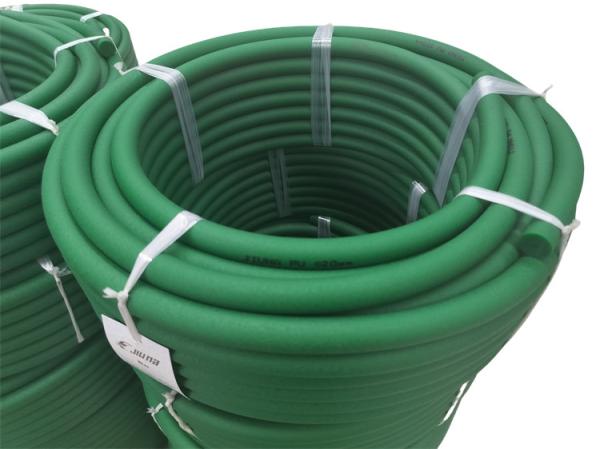 Buy cheap 18mm Rough Surface Polyurethane PU Round Belt Green Color Wear Resisting from wholesalers