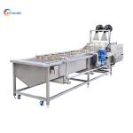 4000*1200*1300mm Fruit Vegetable Washer and Sterilizer Orange Fruit Washing