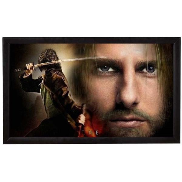 Buy cheap 100" 16:9 fixed frame projection projector screen HD 3D TV home theater grey matte lowcost from wholesalers