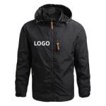 Wholesale Custom Waterpoof Autumn Windbreaker Zip Hoodies Pockets Mesh Outdoor