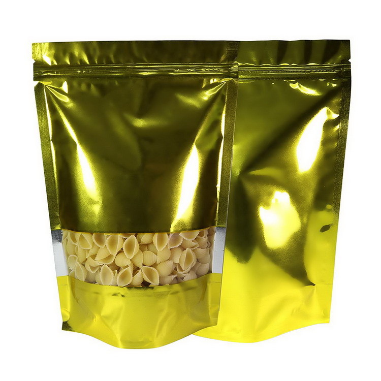 Metallic Resealable Poly Small Aluminum k Large Smell Proof Mylar Bags With Window