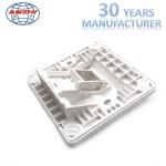 RJ45 Network Face Plate 2 Port 86 Type Wall Face Plate For Telephone /