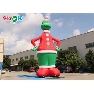 Buy cheap 32.8FT Gemmy Christmas Airblown Inflatable Grinch With Santa Hat from wholesalers