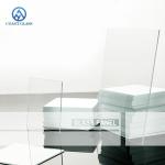Clear Custom Cut Beveled Glass Circle Round Flat 1mm Cutting Hole