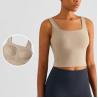 Buy cheap Square collar Workout Tank Tops For Women Athletic Yoga Bra Built In Fixed Cups from wholesalers