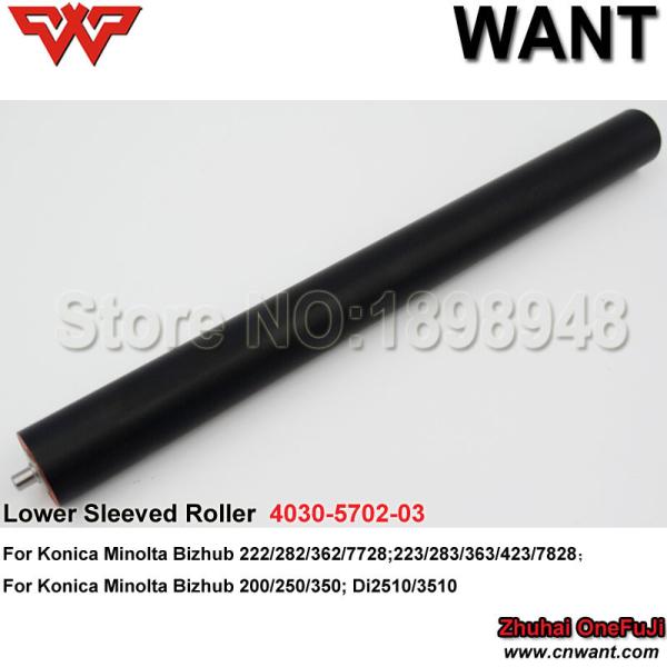 Buy cheap BH250 BH350 lower Pressure Roller 4030-5702-03 Konica Minolta Bizhub copier parts from wholesalers