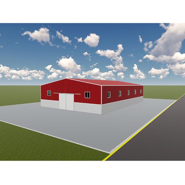 Buy cheap Commercial Prefab Steel Structure Warehouse Building Long Term Warranty from wholesalers