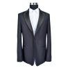 Buy cheap Trendy High Class Mens Slim Fit Suit Blazer Black Business Wedding Person from wholesalers