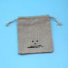 Buy cheap Fashionable Linen / Jute Drawstring Bag For Earring Packaging Small Size from wholesalers