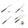 Buy cheap SS201 SS304 Fiber Optic Cable Accessories , Fiber Optic Drop Cable Clamp from wholesalers