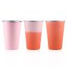Buy cheap Leak Proof Single Wall Stainless Steel Cup Color Changing Insulated Iced Coffee Tumbler With Straw Easy To Store For Family Dinner Or Outdoor from wholesalers