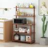 Buy cheap MultiFunctional Wood Kitchen Microwave Rack stand 5 Tier from wholesalers