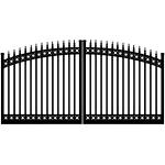 4ft Galvanized Wrought Iron Fence With Powder Coating 1.2mm-2.5mm