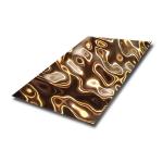 0.5mm Stamped Stainless Steel Sheet Mirror Water Ripple