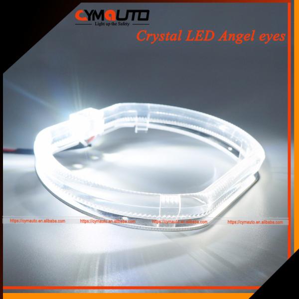 Buy cheap Dual Color Yellow+White Angel Eyes 80mm 12V Headlight Halo Rings from wholesalers