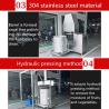 Buy cheap 304 Stainless Steel Commercial Hydraulic Grape Wine Fruit Juice Press Machine from wholesalers