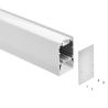 Buy cheap Up Down Suspended LED Profile 50*85mm Moisture Proof Milky Frosted Cover from wholesalers