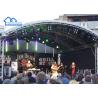 Buy cheap Sliver Black Aluminum Stage Truss Frame Space Structure Spigot Truss For Outdoor from wholesalers