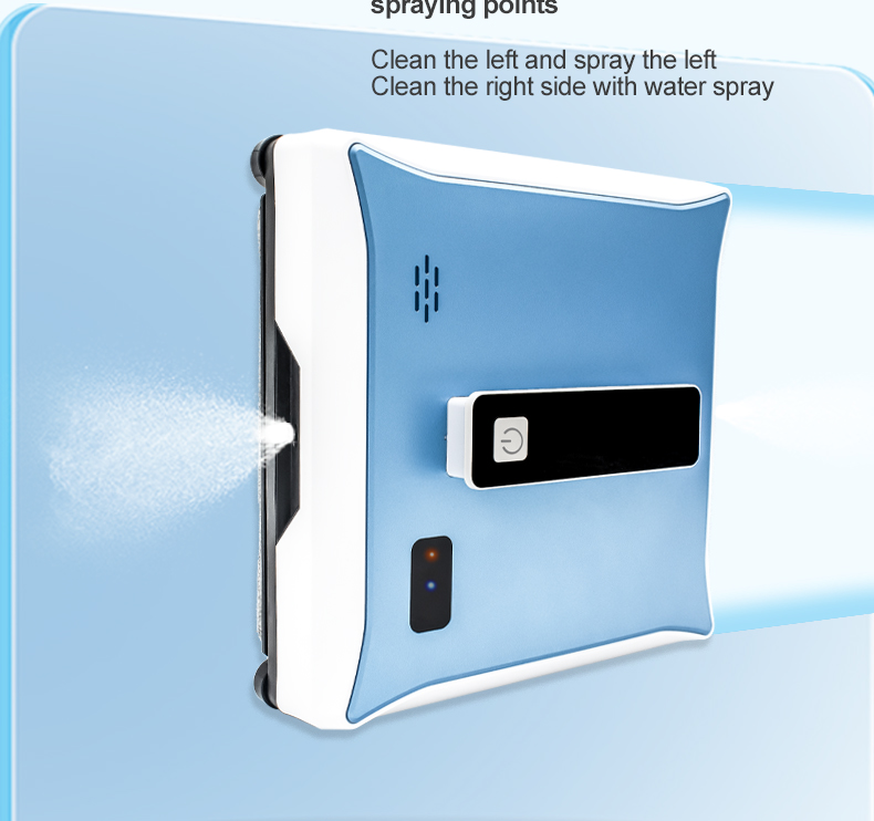 Highly Electric Remote Control Window Glass Cleaner Robot with Dual Water Spray Function