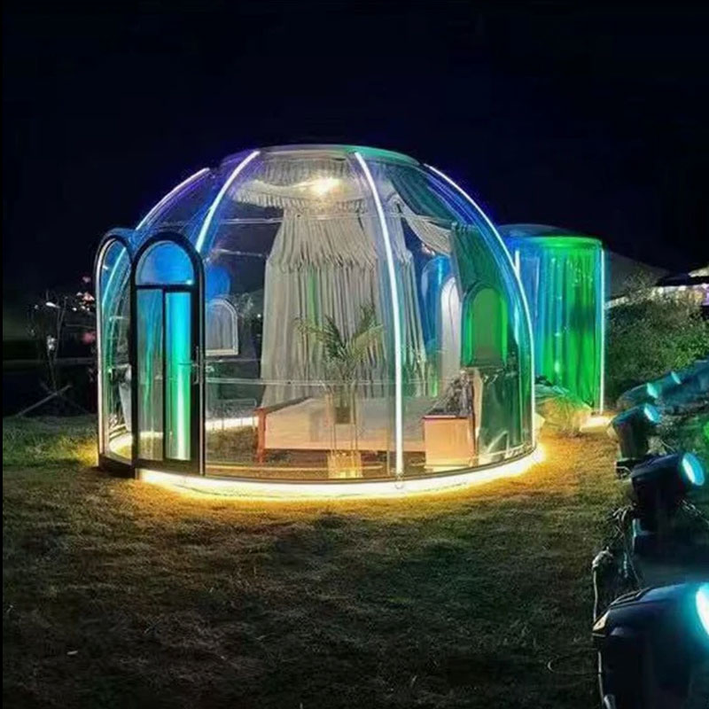 Outdoor Transparent Bubble Room PC Dome Room Polycarbonate Star House for House
